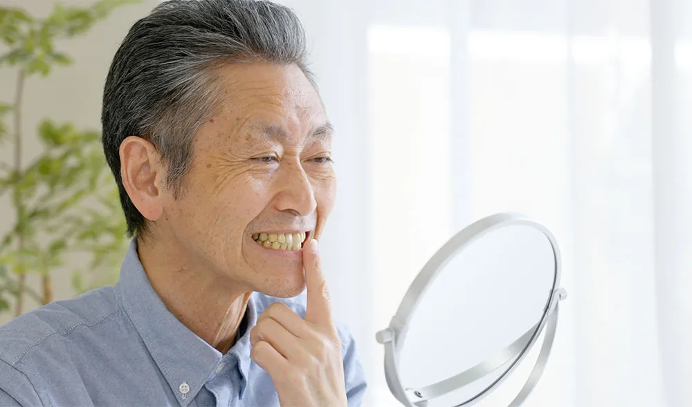 歯のグラつきのイメージ